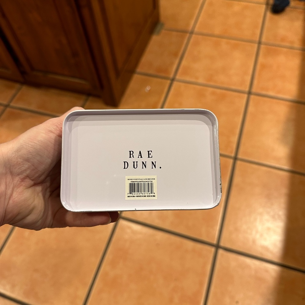 Rae Dunn Rice container. Metal. - Picture 4 of 4